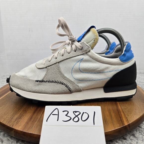 Nike Women 8 Daybreak Type Sail Photo Blue Low Top Athletic Casual Daily Sneaker - Picture 1 of 12